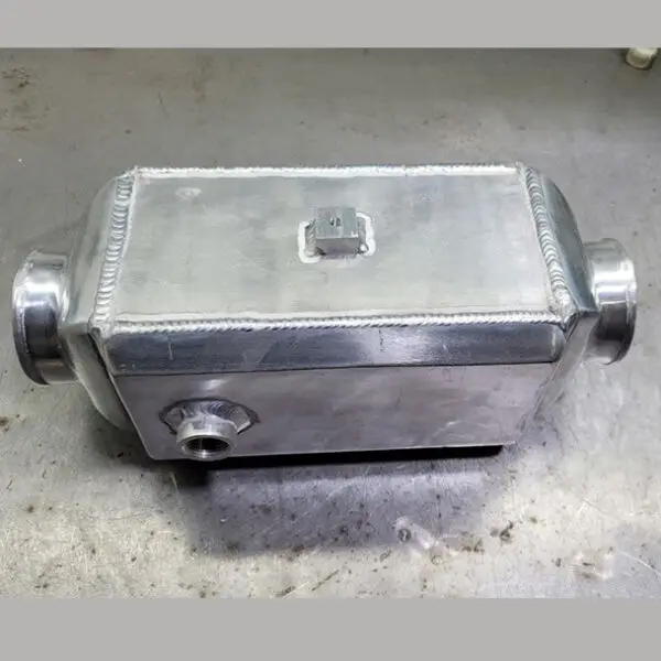 TYPE-26 Universal 3.5" Water Liquid to Air Intercooler Long Flow 15"x 6.5"x 6"