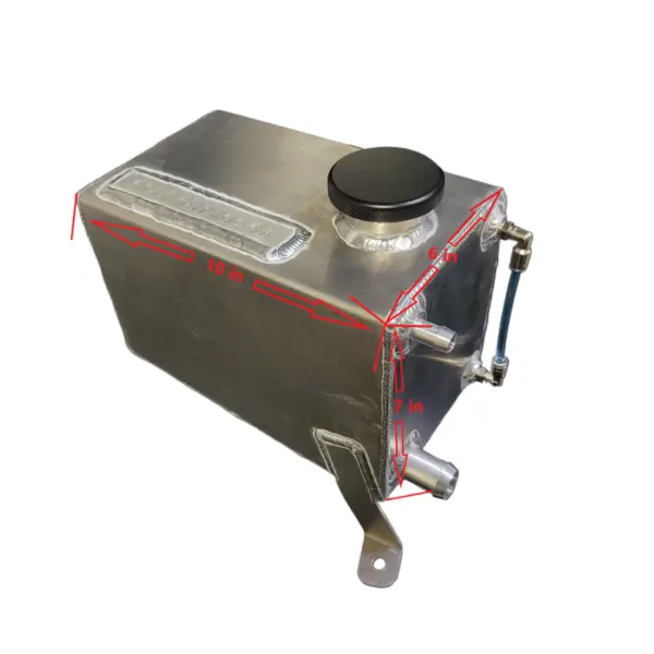 SBP 1999-2007 Chevrolet Silverado GMC Sierra LARGE Aluminum Coolant Expansion Tank - Image 3