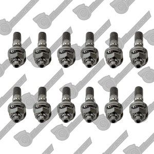 12pc Titanium Extended Exhaust Manifold Studs for BMW E23 E28 E24 M30 3.5L