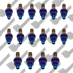 SBP 16pc Titanium Exhaust Manifold Studs for BMW 328i E90 E92 E92 w/ N52 N54 Engine
