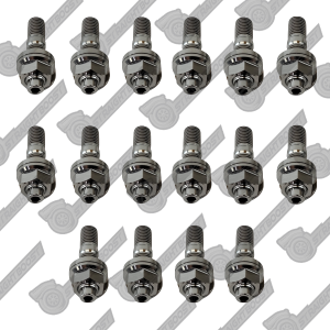 SBP 16pc Titanium Exhaust Manifold Studs for BMW 328i E90 E92 E92 w/ N52 N54 Engine