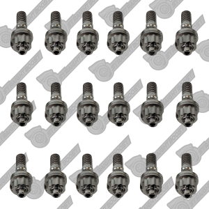 SBP 18pc Titanium Exhaust Manifold Studs for BMW E36 E46 M3 Z3 E85 E86 w/ S54 Engine)