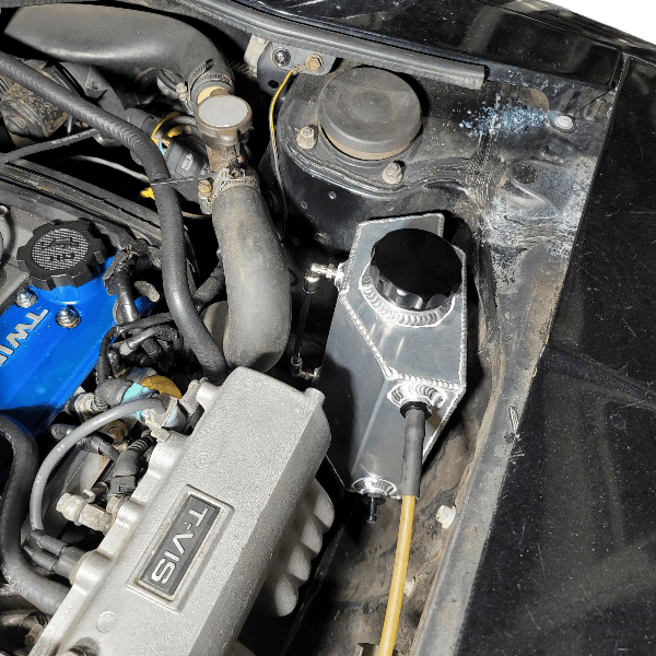 Aluminum Coolant Overflow Reservoir Tank Bottle for 1984-1989 Toyota MR2 AW11 - Image 8
