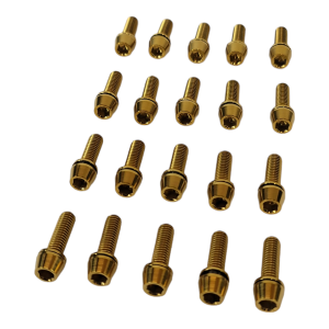 SBP RB20 RB25 Titanium Valve Rocker Cover Bolts | RB25DET Dress-Up Kit Gold