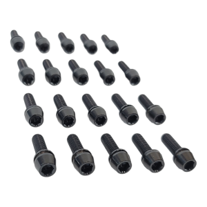 SBP RB20 RB25 Titanium Valve Rocker Cover Bolts | RB25DET Dress-Up Kit Black