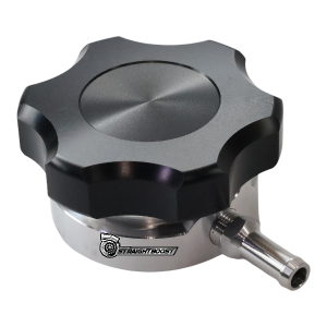 28 PSI 2.0 BAR Pressure Cap with 42mm Weld On Neck | Black Anodized Finish