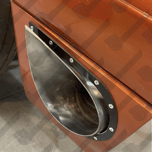 SBP Stainless Steel Teardrop Exhaust Tip | Weld-On Performance Exhaust Outlet - Image 8