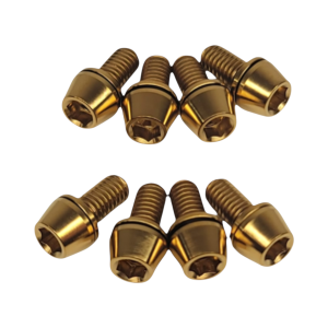 SBP RB20 RB25 Titanium Coil Cover Bolts | RB25DET Dress-Up Kit Gold