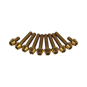 SBP RB26DETT Titanium Coil Cover Bolts | RB26 Dress-Up Kit Gold