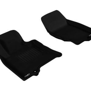 3D MAXpider 2009-2017 Infiniti QX70/QX50/FX35/EX35 Kagu 1st Row Floormat - Black