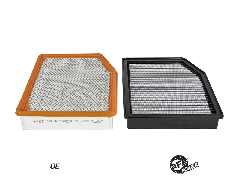 aFe MagnumFLOW Pro DRY S OE Replacement Filter 2019 GM Silverado/Sierra 1500 V6-2.7L/4.3L/V8-5.3 - Image 3
