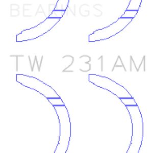 King Engine Bearings Toyota 1A/2A/3A/4A Thrust Washer Set