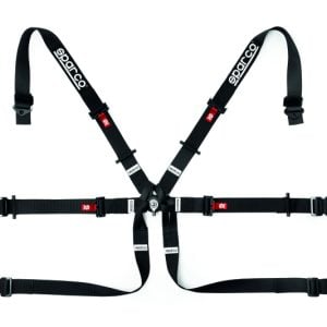 Sparco BELT 6 PNT 2in FORMULA BLK