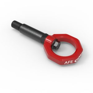 aFe Control Front Tow Hook Red 20-21 Toyota GR Supra (A90)