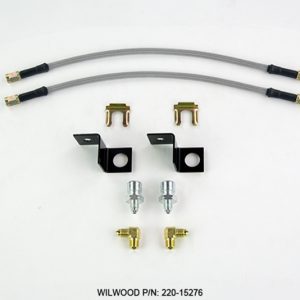 Wilwood Flexline Kit 14 inch -3 M10-1.5 IF 1/8 NPT 90 Degree