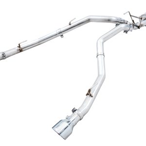 AWE Tuning 09-18 RAM 1500 5.7L (w/Cutouts) 0FG Dual Rear Exit Cat-Back Exhaust - Chrome Silver Tips