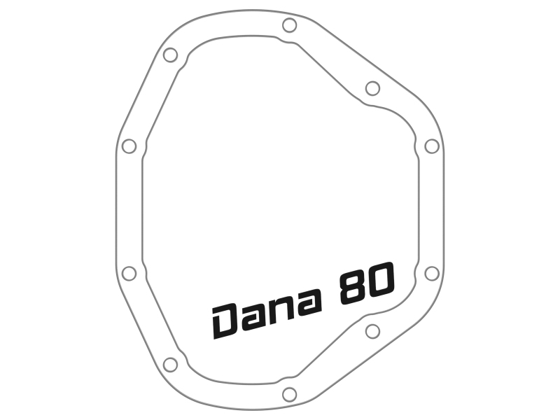 aFe Rear Differential Cover (Raw; Street Series); Dodge Diesel Trucks 94-02 L6-5.9L (td) - Image 7