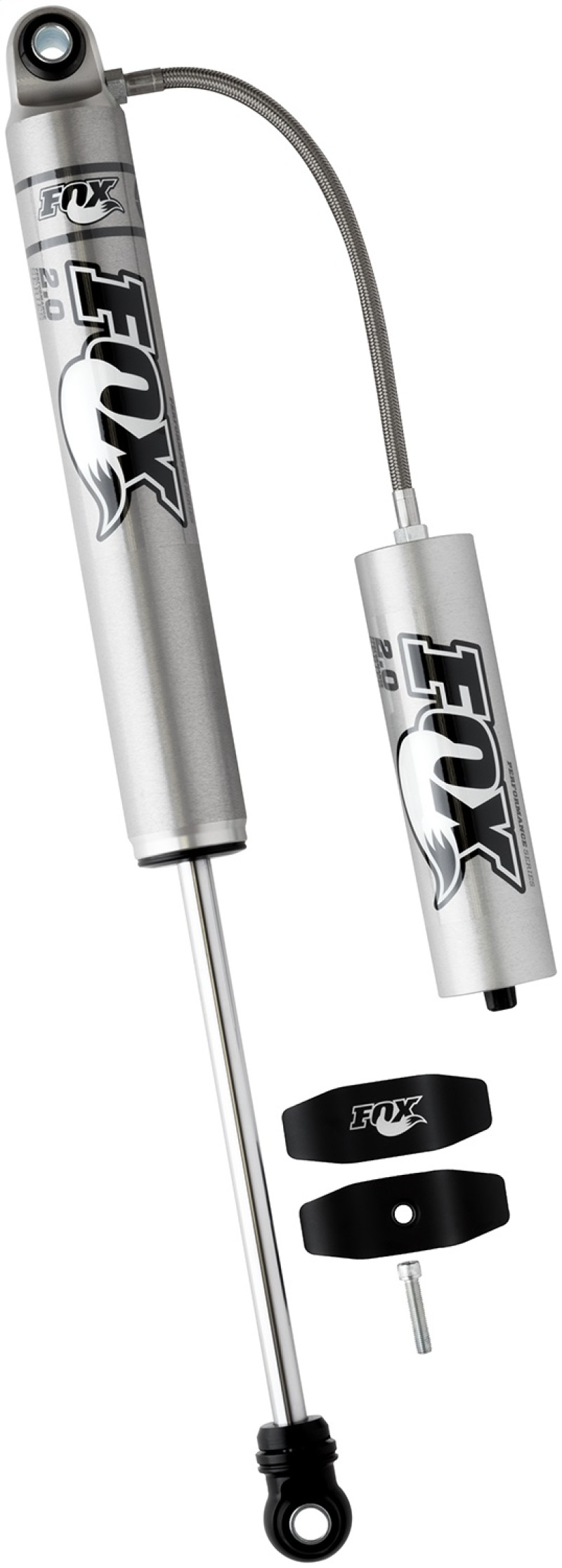 Fox 99+ Chevy HD 2.0 Performance Series 10.6in. Smooth Body Remote Res. Rear Shock / 0-1in. Lift - Image 5