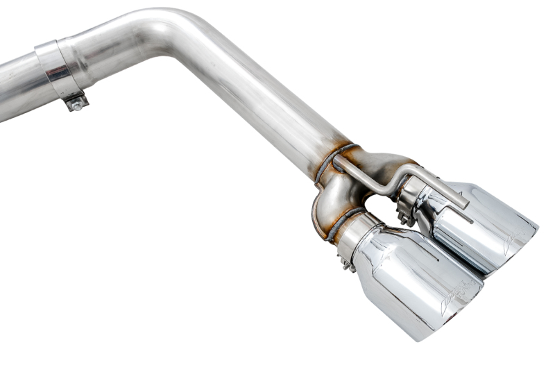 AWE Tuning 2015+ Dodge Challenger 6.4L/6.2L SC Track Edition Exhaust - Quad Chrome Silver Tips - Image 2