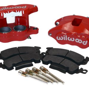 Wilwood D52 Front Caliper Kit - Red 2.00 / 2.00in Piston 1.04in Rotor