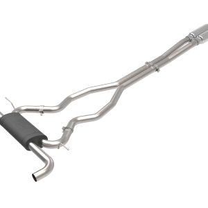 aFe Vulcan Series 2 1/2in 304 SS Cat-Back 19-20 Ford Edge ST V6 2.7L(tt)