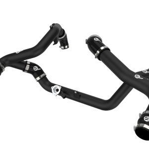 aFe 20-23 Ford Explorer ST V6 3.0L (tt) BladeRunner Aluminum Hot and Cold Charge Pipe Kit - Black