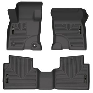 Husky Liners 2022 Ford Escape Hybrid Black Front & 2nd Seat Floor Liners