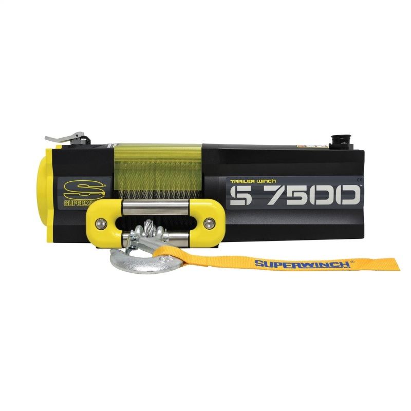 Superwinch 7500 LBS 12V DC 5/16in x 54ft Steel Rope S7500 Winch - Image 4
