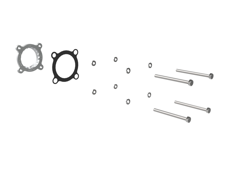 aFe 15-19 Subaru Outback H6 3.6L Silver Bullet Throttle Body Spacer Kit - Image 2