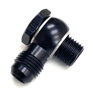 Fragola -4AN Male Banjo x 10mm x 1.0 - Black