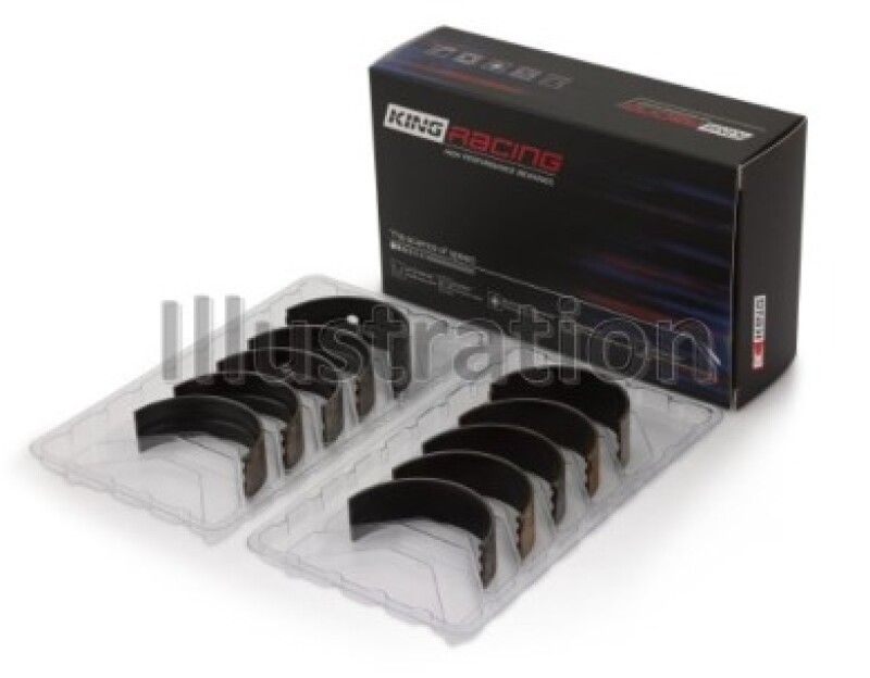 King Engine Bearings Mazda B6/B6-T/ZM/B3/B5 (Size +.025) Main Bearing Set - Image 4