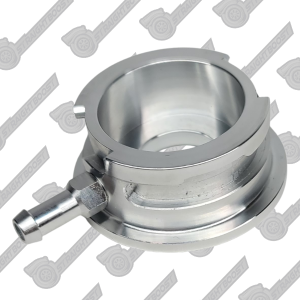 SBP Flanged Large 40mm Billet Aluminum Weld-On Radiator Filler Neck Expansion Coolant Tank