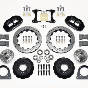 Wilwood Narrow Superlite 6R Front Hub Kit 12.88in Drilled TCI-IFS 71-78 (Pinto Based)