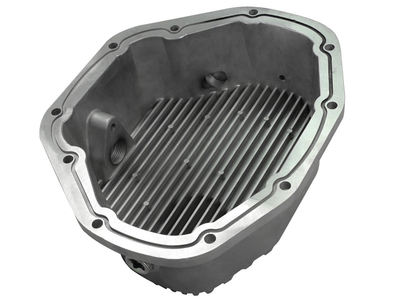 aFe Rear Differential Cover (Raw; Street Series); Dodge Diesel Trucks 94-02 L6-5.9L (td) - Image 4