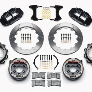Wilwood Narrow Superlite 4R Rear P-Brk Kit 12.88in Strange Eng Floater 3.49in Offset