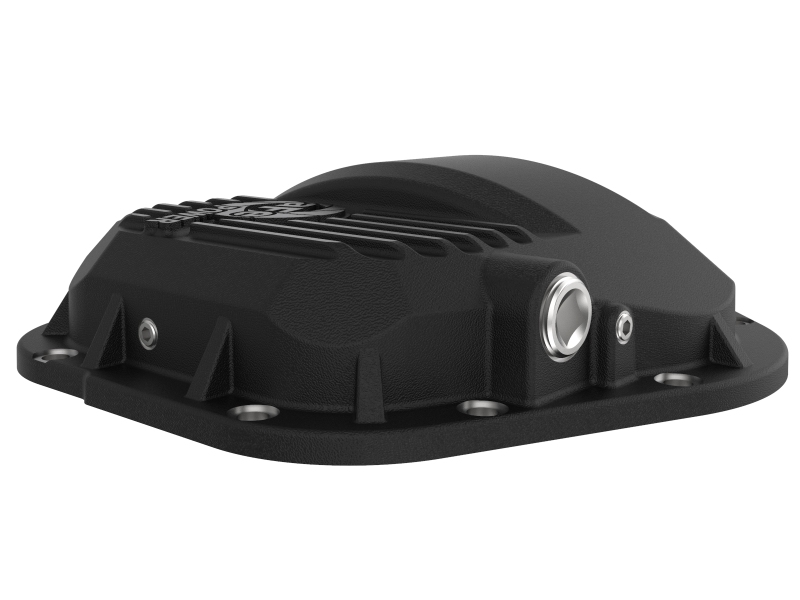 aFe Pro Series Dana 60 Front Differential Cover Black w/ Machined Fins 17-20 Ford Trucks (Dana 60) - Image 4