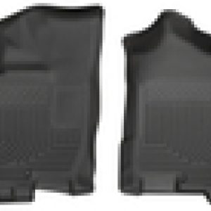Husky Liners 2016 Nissan Titan XD Crew Cab WeatherBeater Front Row Black Floor Liners