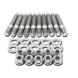 BLOX Racing SUS303 Stainless Steel Intake Manifold Stud Kit M8 x 1.25mm 55mm in Length - 9-piece