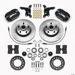 Wilwood Forged Dynalite Front Kit 11.28in 1 PC Rotor&Hub Ford 1954-1956