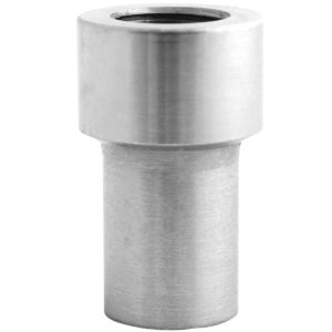 QA1 Tube Adapter - 1in OD - Smooth - Left Hand - 5/8-18 Thread .120 Wall - Alloy