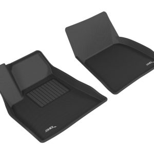 3D MAXpider 2012-2014 Tesla Model S Kagu 1st Row Floormat - Black