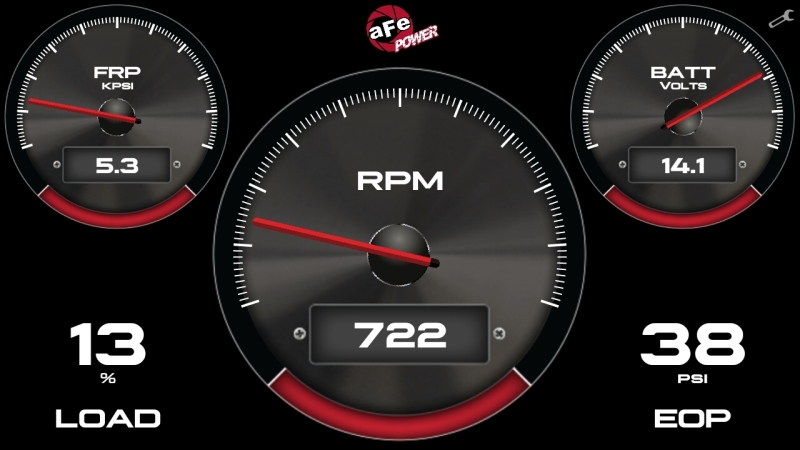 aFe AGD Advanced Gauge Display Digital 5.5in Monitor 08-18 Dodge/RAM/Ford/GM Diesel Trucks - Image 5