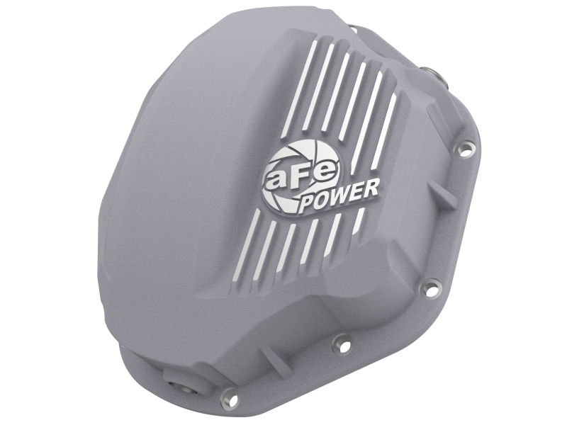 aFe Rear Differential Cover (Raw; Street Series); Dodge Diesel Trucks 94-02 L6-5.9L (td) - Image 2