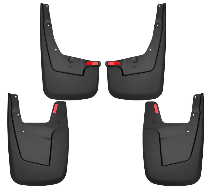 Husky Liners 19-22 RAM 1500 w/o OEM Fender Flares Custom-Molded Front & Rear Mud Guards - Image 7