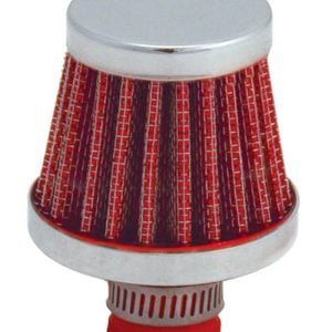 Spectre Breather Filter 10mm Flange / 2in. OD / 1-3/4in. Height - Red