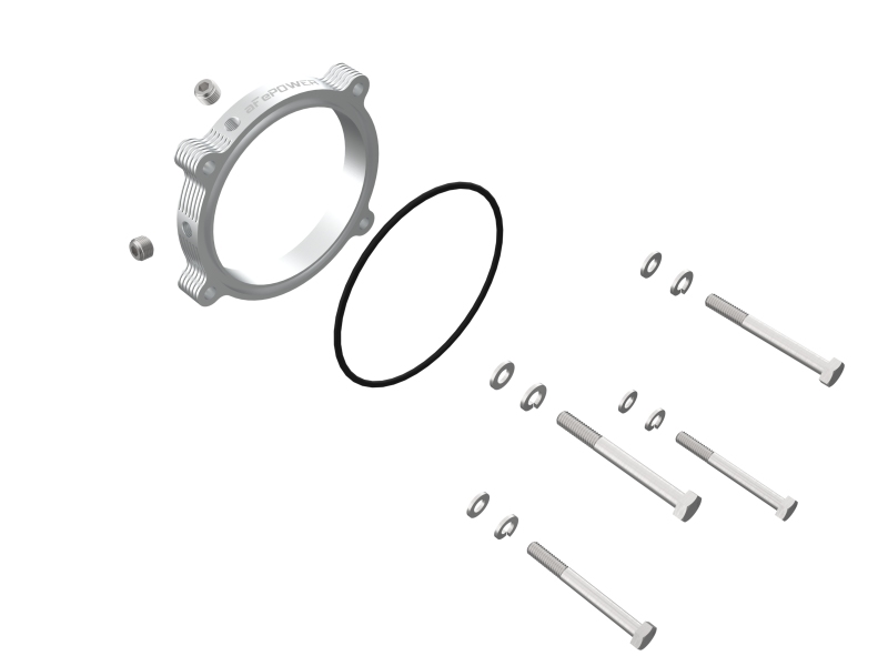 aFe Silver Bullet Throttle Body Spacers TBS Ram 1500 TRX 2021 V8-6.2L - Image 6