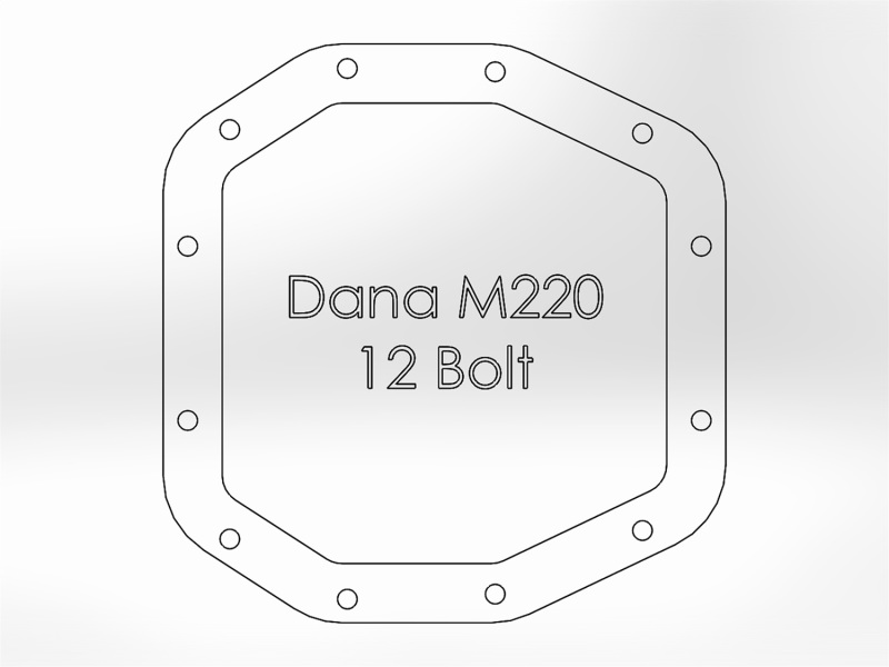 aFe Pro Series Rear Differential Cover Black 2018+ Jeep Wrangler (JL) V6 3.6L (Dana M220) - Image 2