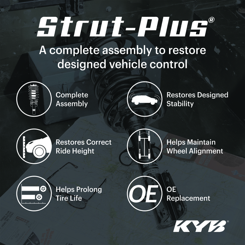KYB 16-17 Subaru Crosstrek / 13-15 Subaru XV Crosstrek ( Exc. Hybrid) Strut-Plus Strut- Front Left - Image 5