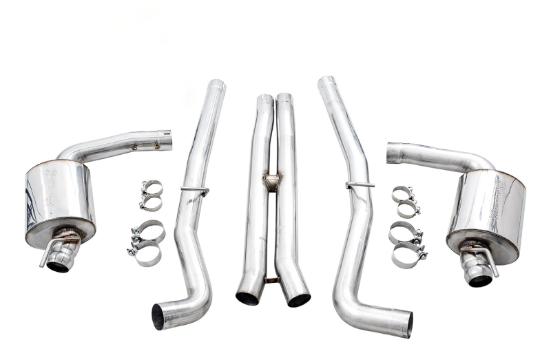 AWE Tuning 2015+ Dodge Challenger 6.4L/6.2L Non-Resonated Touring Edition Exhaust - Use Stock Tips - Image 5