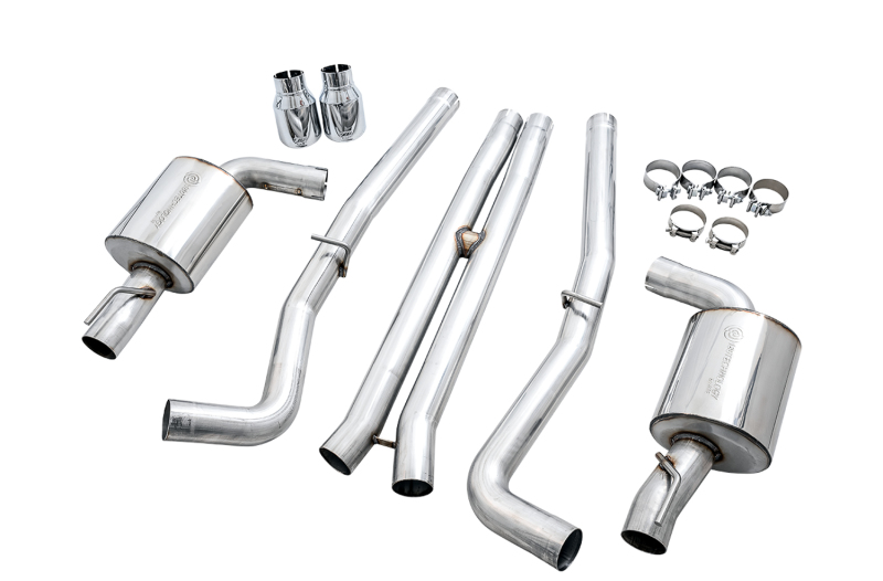 AWE Tuning 2015+ Dodge Charger 6.4L/6.2L SC Non-Resonated Touring Edition Exhaust - Silver Tips - Image 7